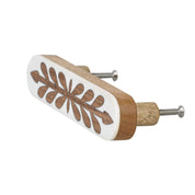 Wood Inlay Cabinet Pull - 5"