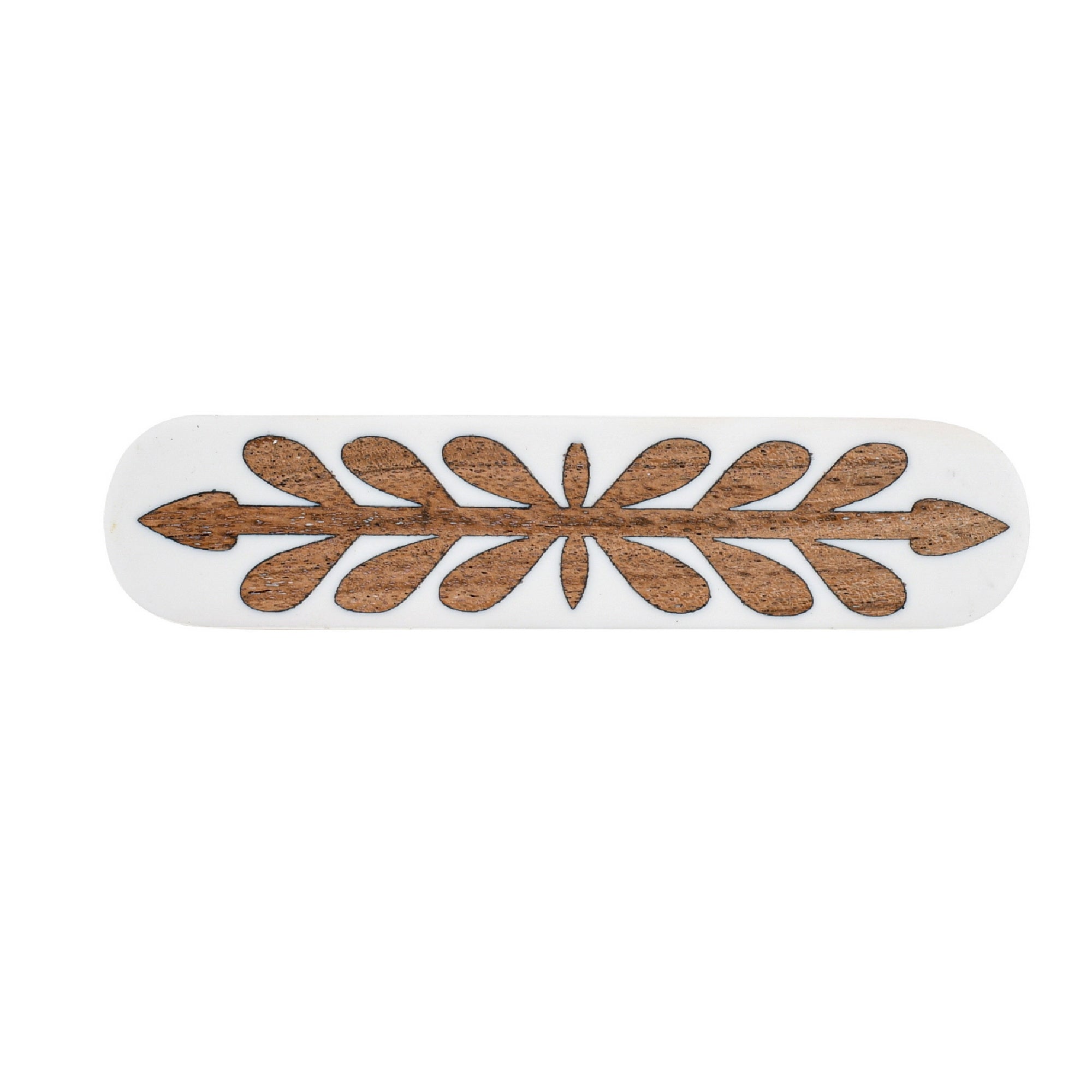 Wood Inlay Cabinet Pull - 5"