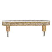 Wood Inlay Cabinet Pull - 7"