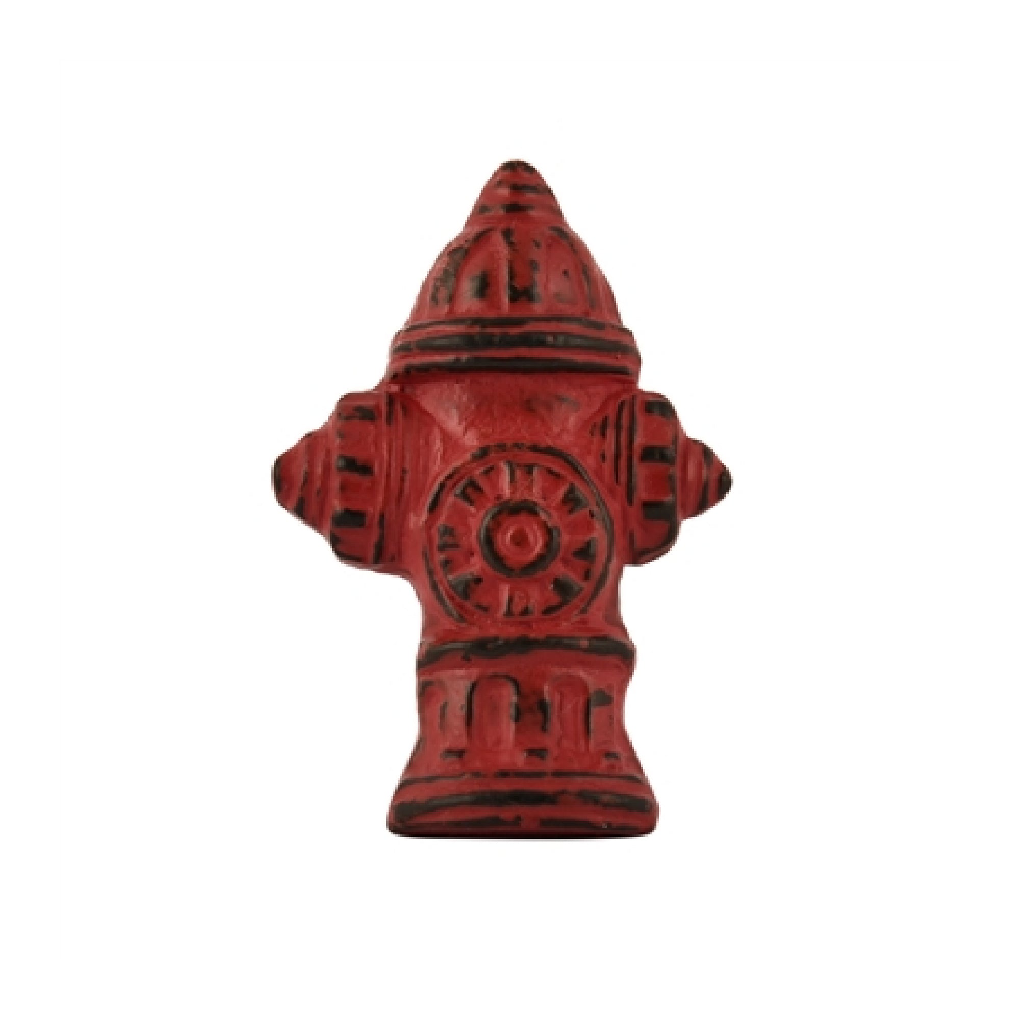 Fire Hydrant Cabinet Knob – Distressed Red Finish