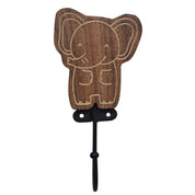 Animal Cutout Wooden Wall Hooks | Decorative Wood Hook