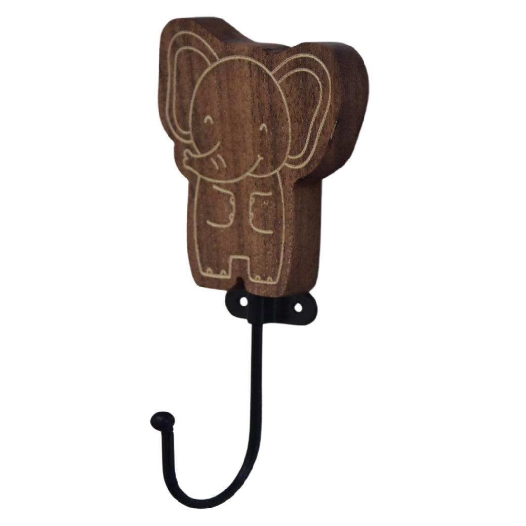 Animal Cutout Wooden Wall Hooks | Decorative Wood Hook