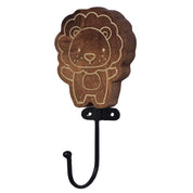 Animal Cutout Wooden Wall Hooks | Decorative Wood Hook
