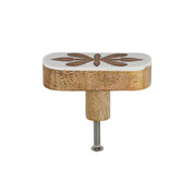Wood Inlay Cabinet Knob