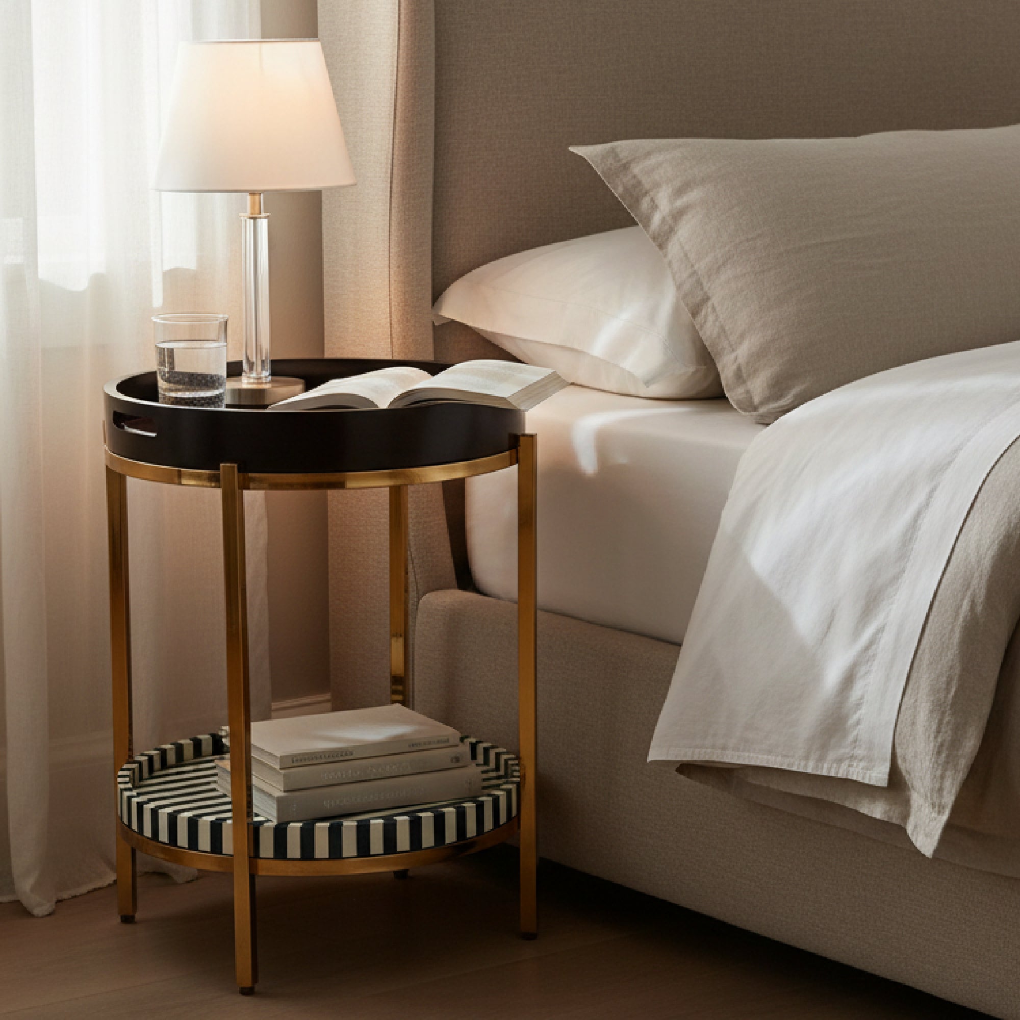 Stainless Steel End Table
