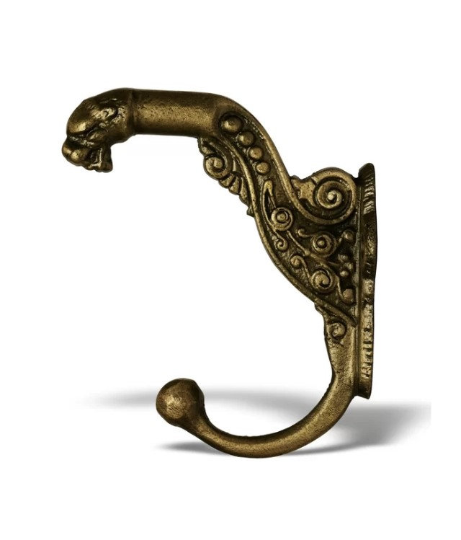 Ornate Tiger Wall Hook