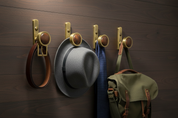 Brass Wall Hook Lifestyle