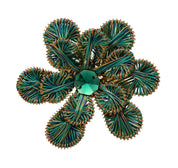 Beaded & Threaded Floral Napkin Rings - Set of 4