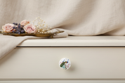 Peacock Ceramic Cabinet Knob Lifestyle Shot