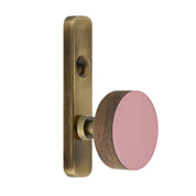 Wood & Laminate Wall Hook | Decorative Brass Knob Hook
