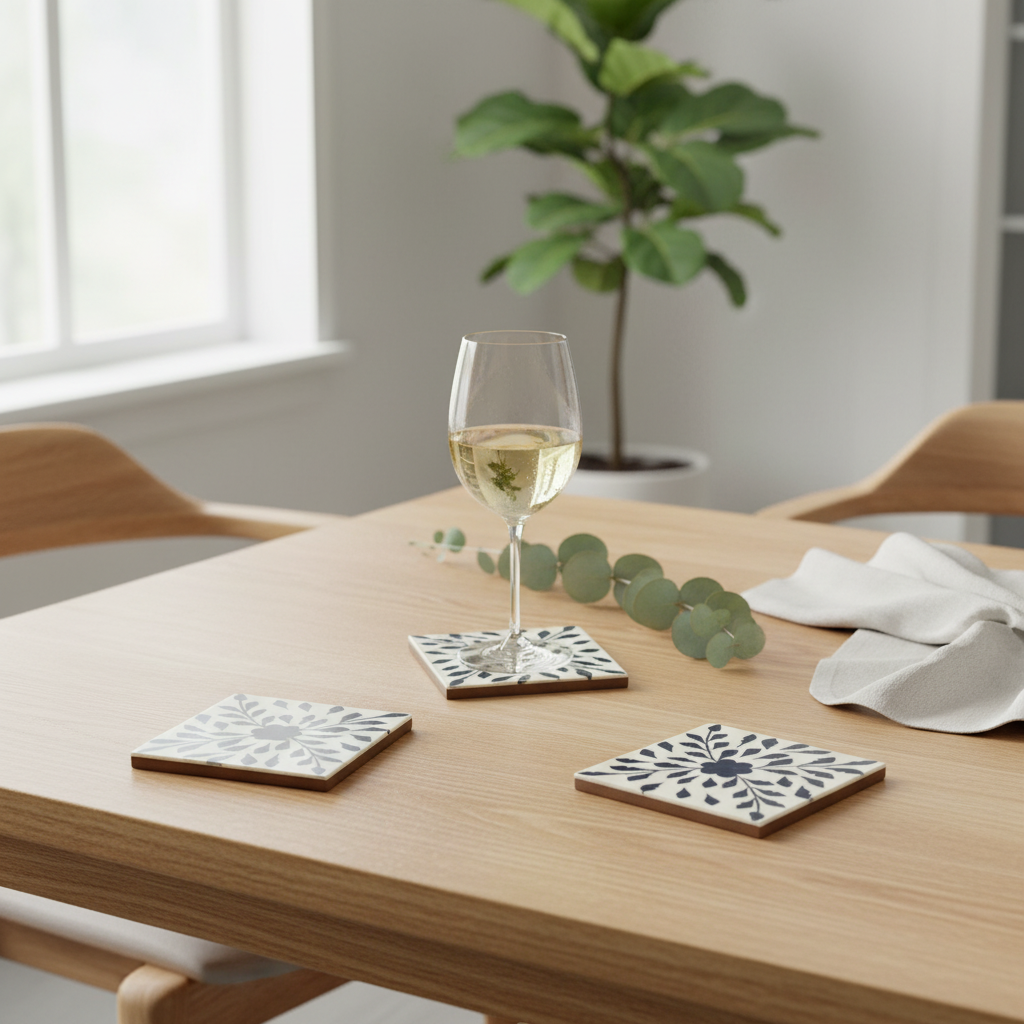 Resin Inlay Coasters Lifestyle Shot 2
