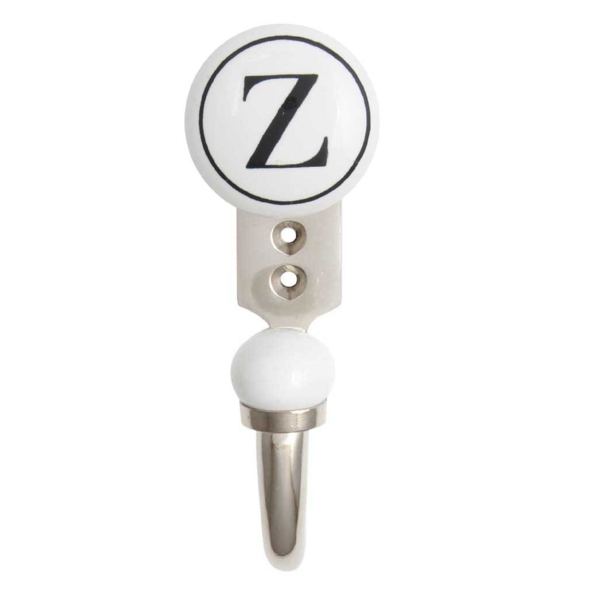 A to Z Black Letter Wall Hooks