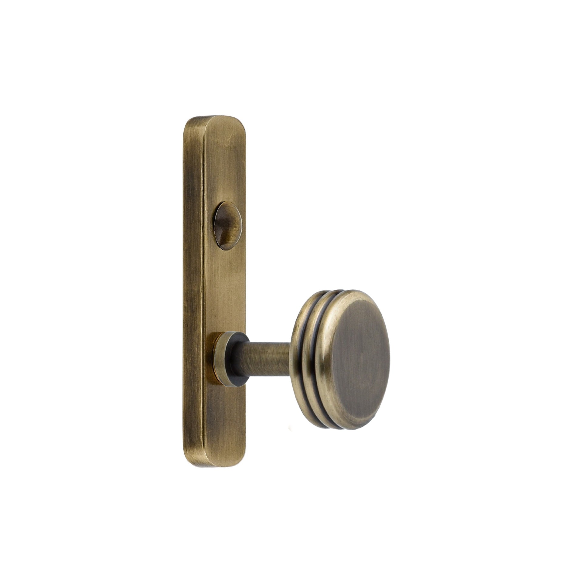 Solid Brass Decorative Wall Hook with Brass Knob