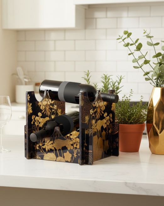 4 Bottle Acrylic Wine Rack